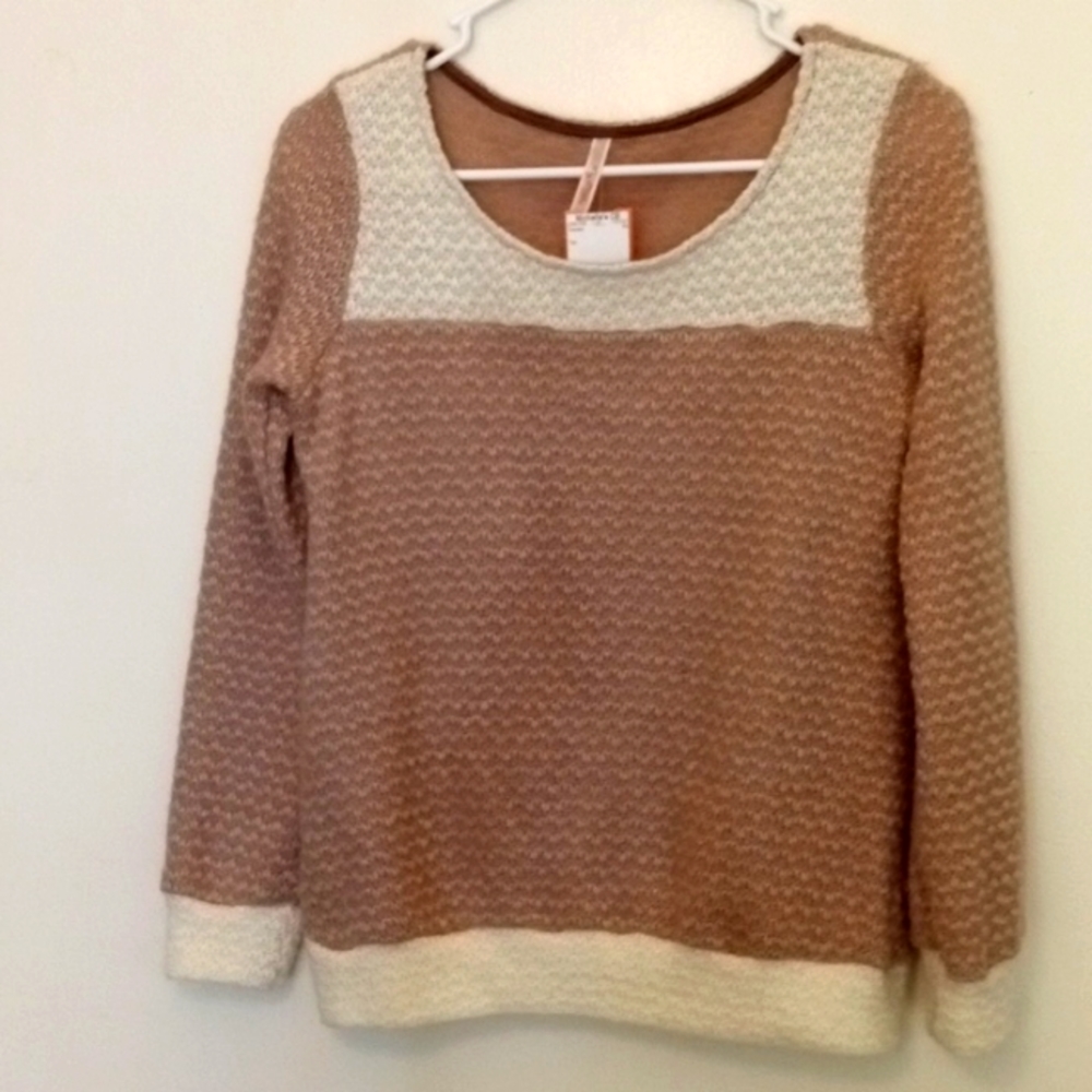 Sweater long sleeve brown